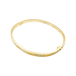 Bracelet CARTIER, "Love", yellow gold, diamonds.