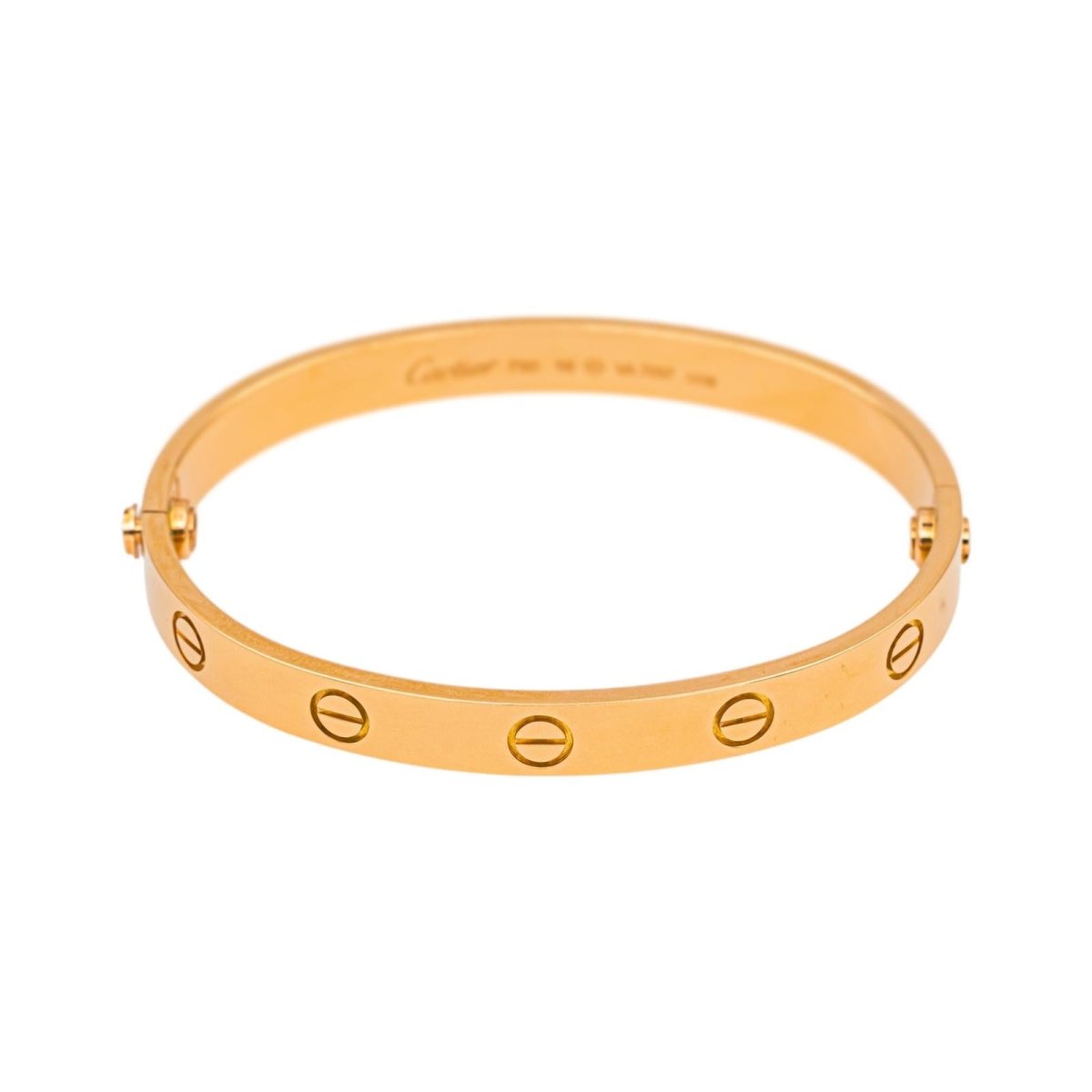 Bracelet Jonc CARTIER "Love" en or rose - Castafiore