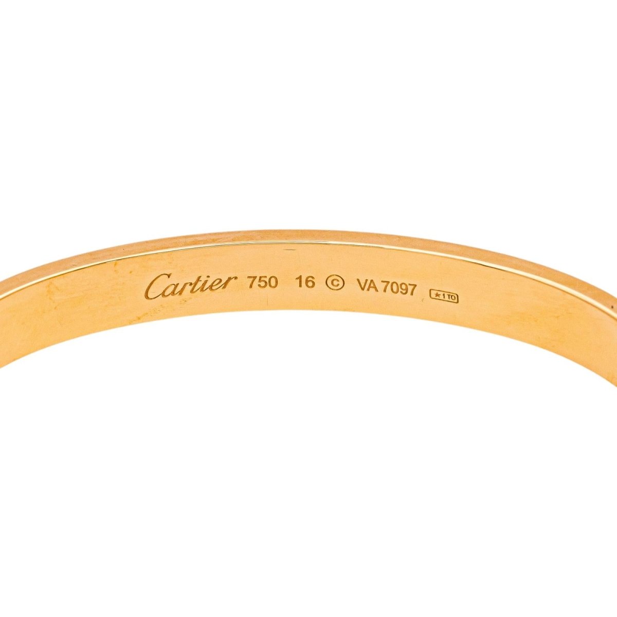 Bracelet Jonc CARTIER "Love" en or rose - Castafiore