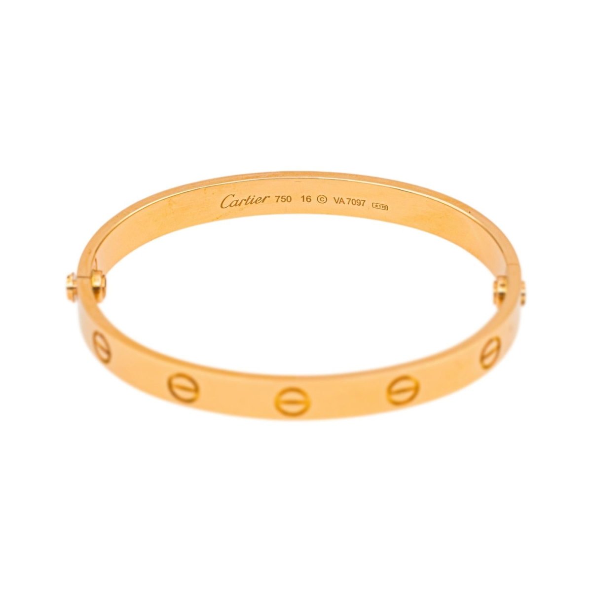 Bracelet Jonc CARTIER "Love" en or rose - Castafiore