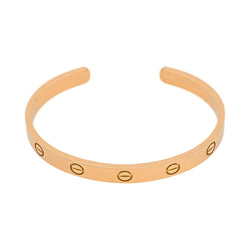 Bracelet Jonc CARTIER "Love" en or rose - Castafiore