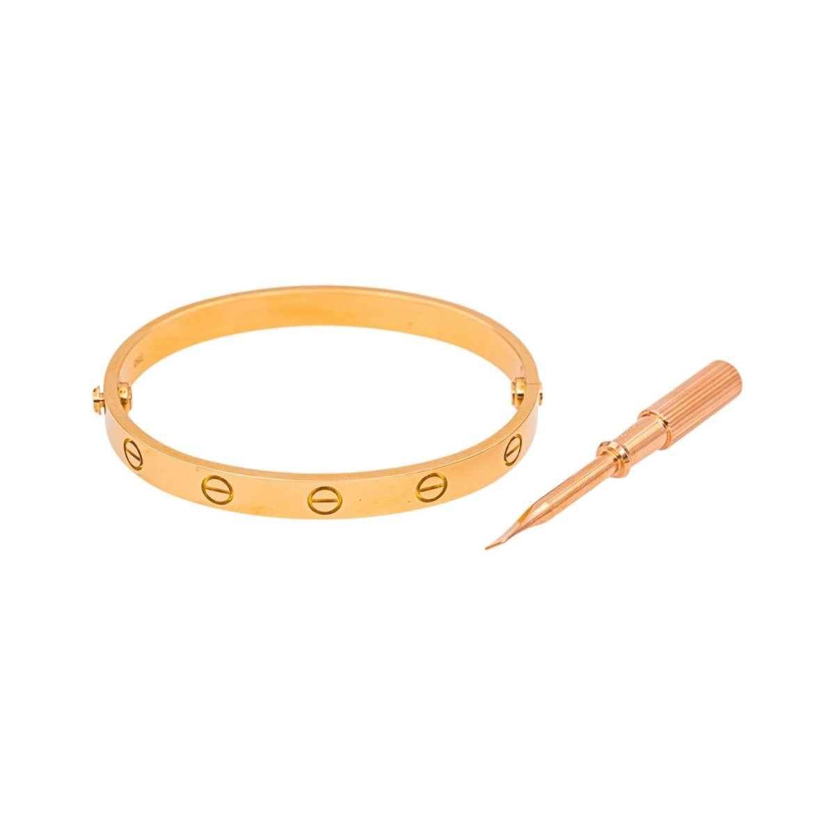 Bracelet Jonc CARTIER "Love" en or rose - Castafiore