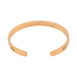 Bracelet Jonc CARTIER "Love" en or rose - Castafiore