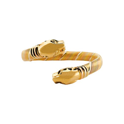Bracelet Jonc CARTIER "Panthère" en trois ors - Castafiore