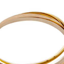 Bracelet Jonc CARTIER "Trinity Classique" en or jaune, or blanc et or rose - Castafiore