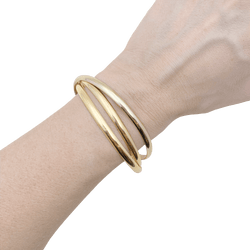 Bracelet Jonc CARTIER "Trinity Classique" en or jaune, or blanc et or rose - Castafiore