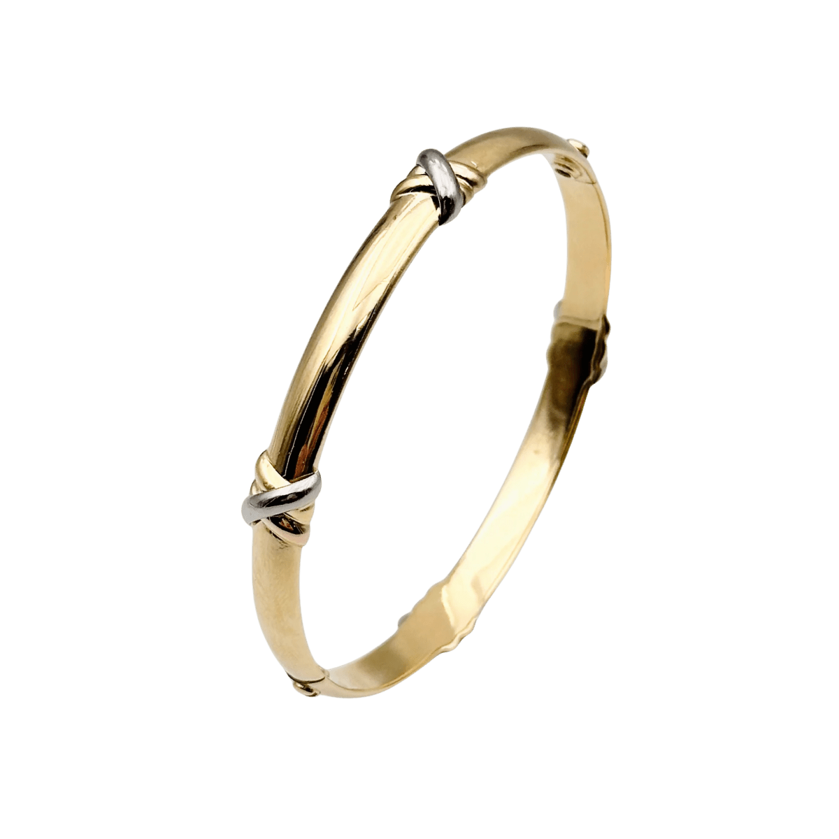 Bracelet Jonc CARTIER "Trinity" en or jaune, or blanc et or rose - Castafiore