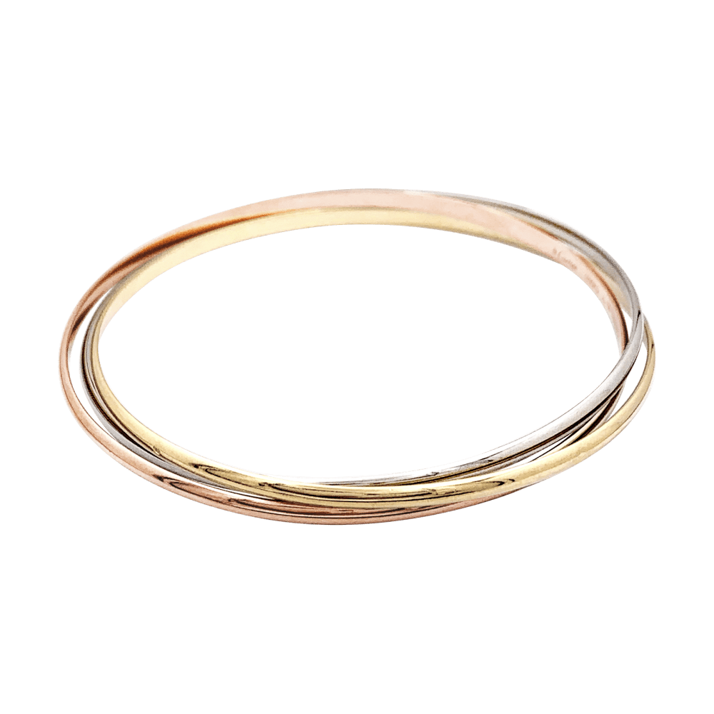 Bracelet Cartier, "Trinity", 3 gold, small model.