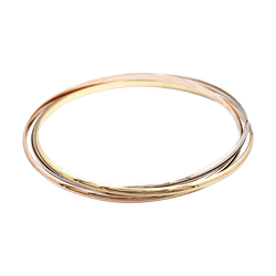 Bracelet Cartier, "Trinity", 3 gold, small model.