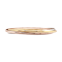 Bracelet Cartier, "Trinity", 3 gold, small model.