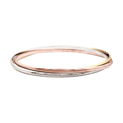 Bracelet Cartier, "Trinity", 3 gold, small model.