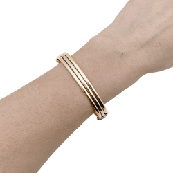 Bracelet Jonc CARTIER "Vétéran" en or jaune, or blanc et or rose - Castafiore