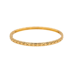 Bracelet Jonc CHANEL "Coco Crush" en or jaune - Castafiore