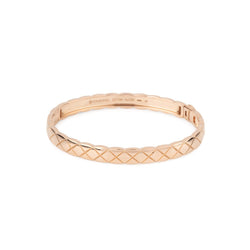 Bracelet Jonc CHANEL "Coco Crush" en or rose - Castafiore
