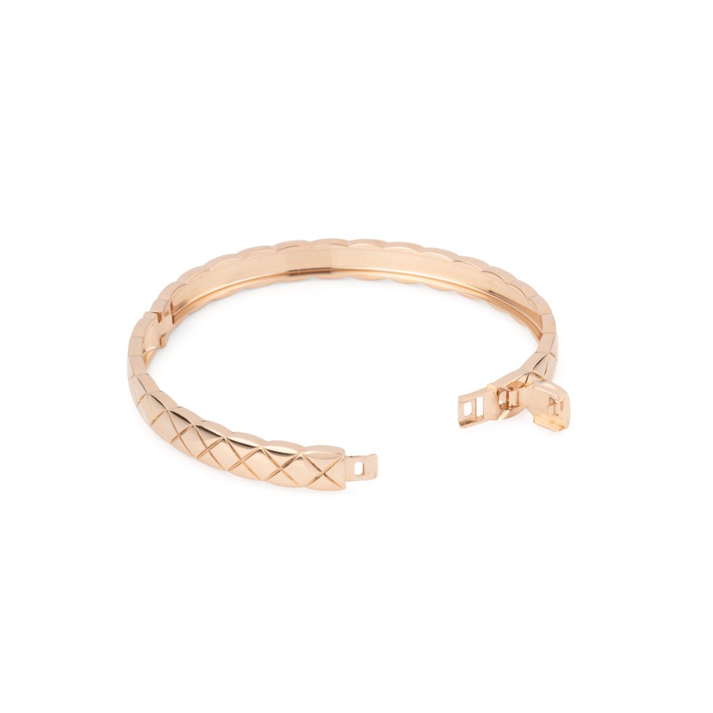 Bracelet Jonc CHANEL "Coco Crush" en or rose - Castafiore