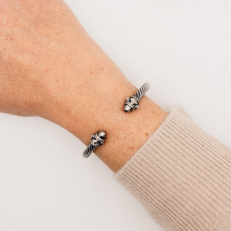 Bracelet Jonc DAVID YURMAN "Renaissance" en argent - Castafiore