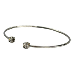 Bracelet Jonc DINH VAN "Le Cube" en or blanc et diamants - Castafiore