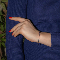 Dinh van Bracelet White gold lock