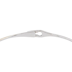 Bracelet Jonc DINH VAN "Serrure" en or blanc et diamant - Castafiore