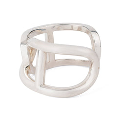 Bracelet jonc en argent de la maison Hermès - Castafiore