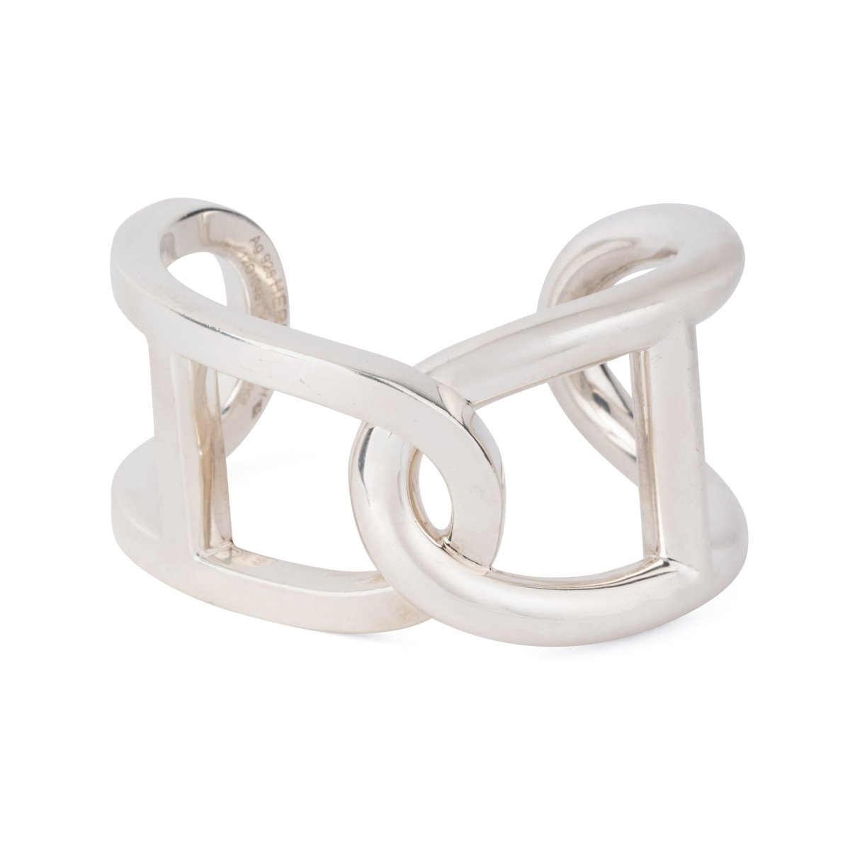 Bracelet jonc en argent de la maison Hermès - Castafiore