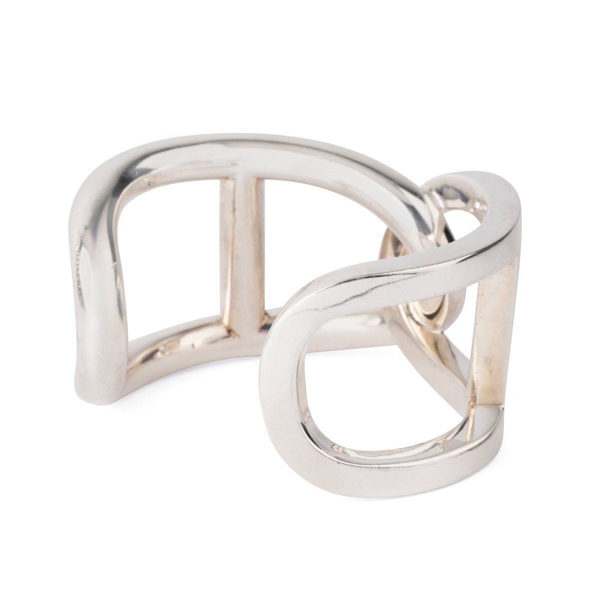 Bracelet jonc en argent de la maison Hermès - Castafiore