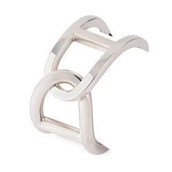 Bracelet jonc en argent de la maison Hermès - Castafiore