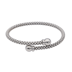 Bracelet Jonc en or blanc - Castafiore