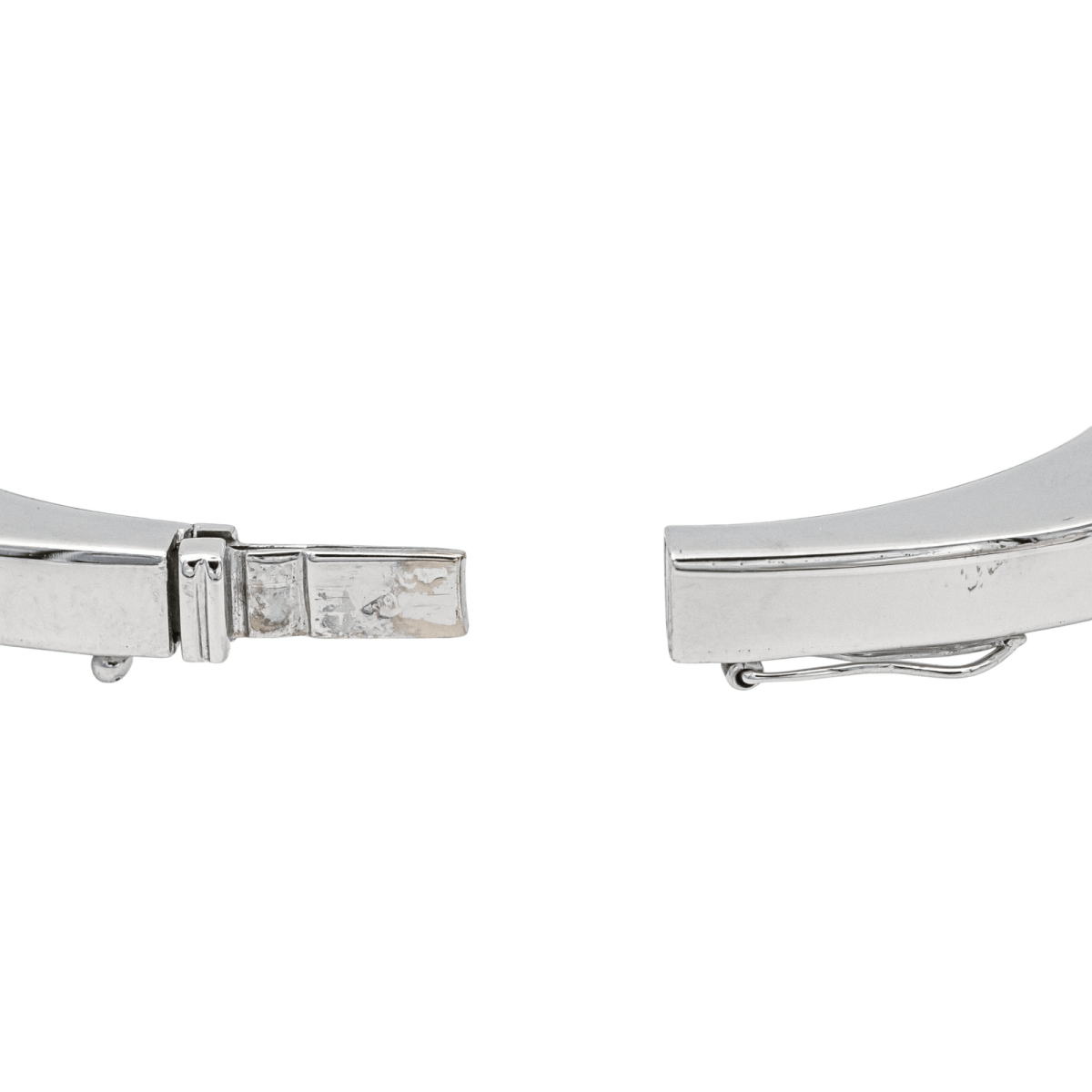 Bracelet Jonc en or blanc et diamant - Castafiore