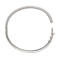 Bracelet Jonc en or blanc et diamants - Castafiore