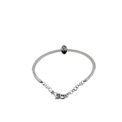 Bracelet Jonc en or blanc et diamants - Castafiore