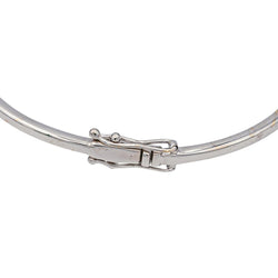 Bracelet Jonc en or blanc et diamants - Castafiore