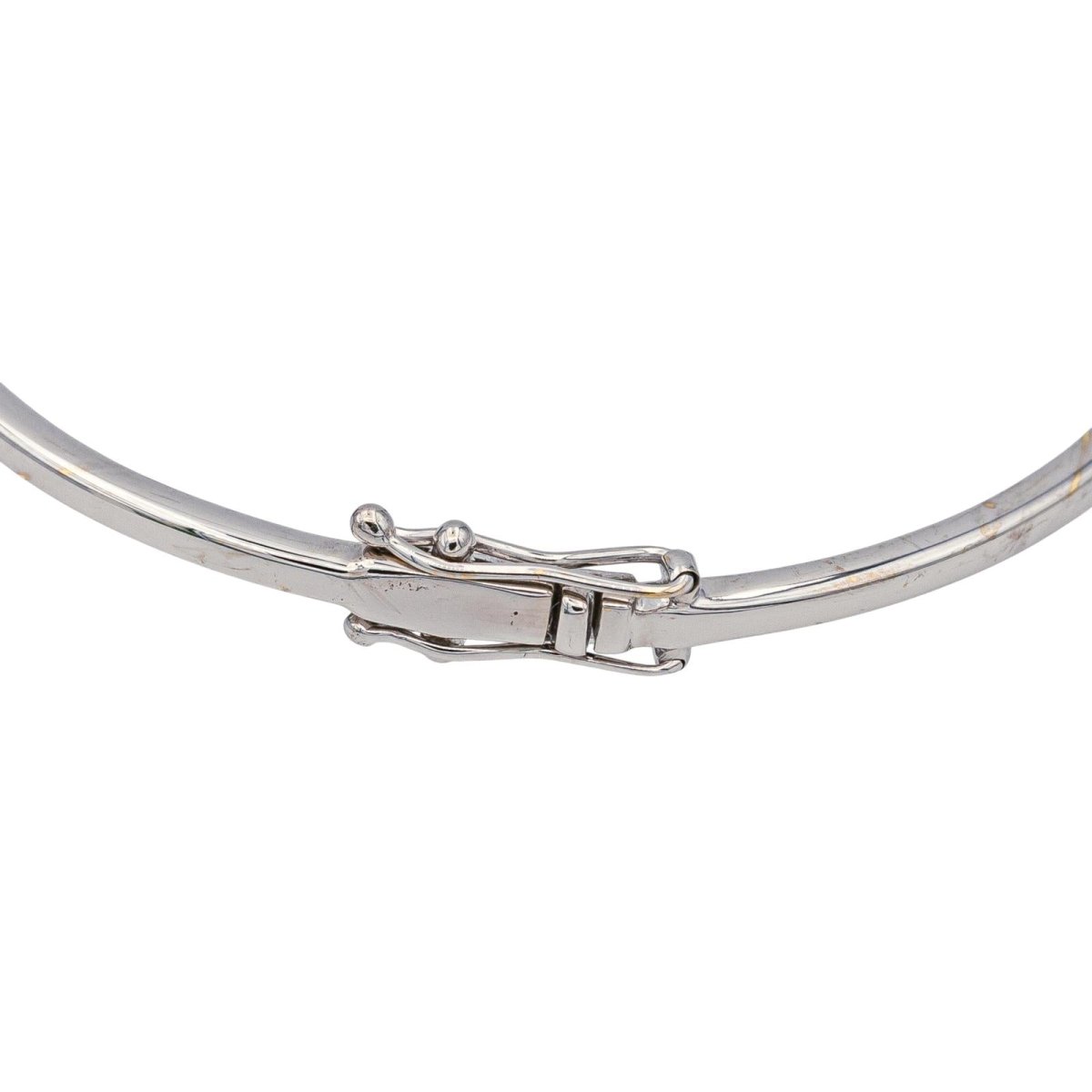 Bracelet Jonc en or blanc et diamants - Castafiore