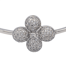 Bracelet Jonc en or blanc et diamants - Castafiore