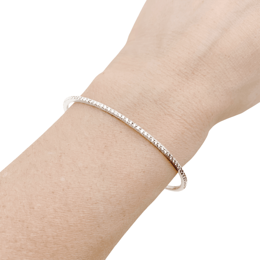 Bracelet rush white gold and diamonds.
