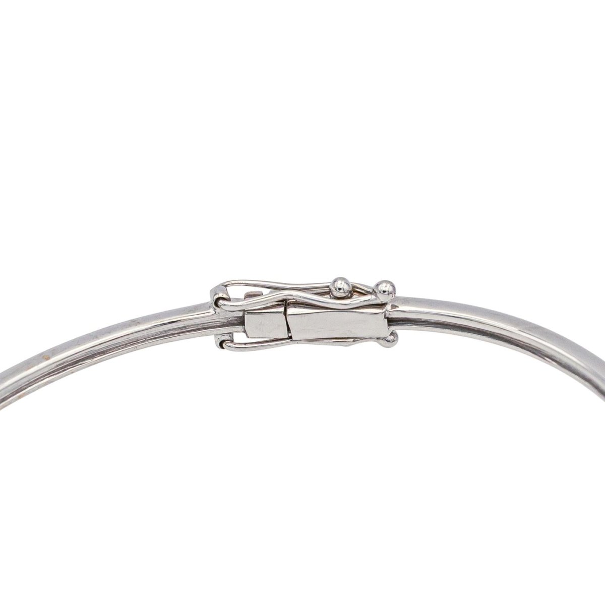 Bracelet Jonc en or blanc et diamants - Castafiore