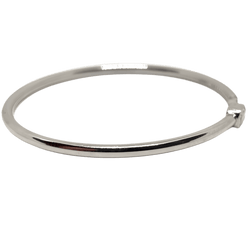 Bracelet Jonc en or blanc et diamants - Castafiore