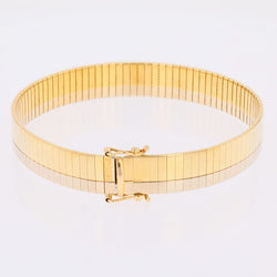 Bracelet Jonc en or blanc et or jaune - Castafiore