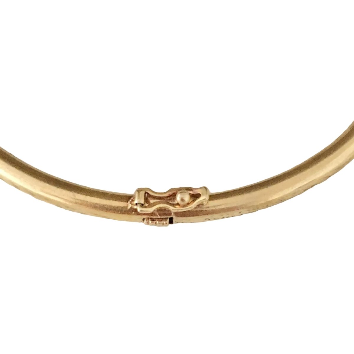 Bracelet Jonc en or blanc, or jaune et diamants - Castafiore