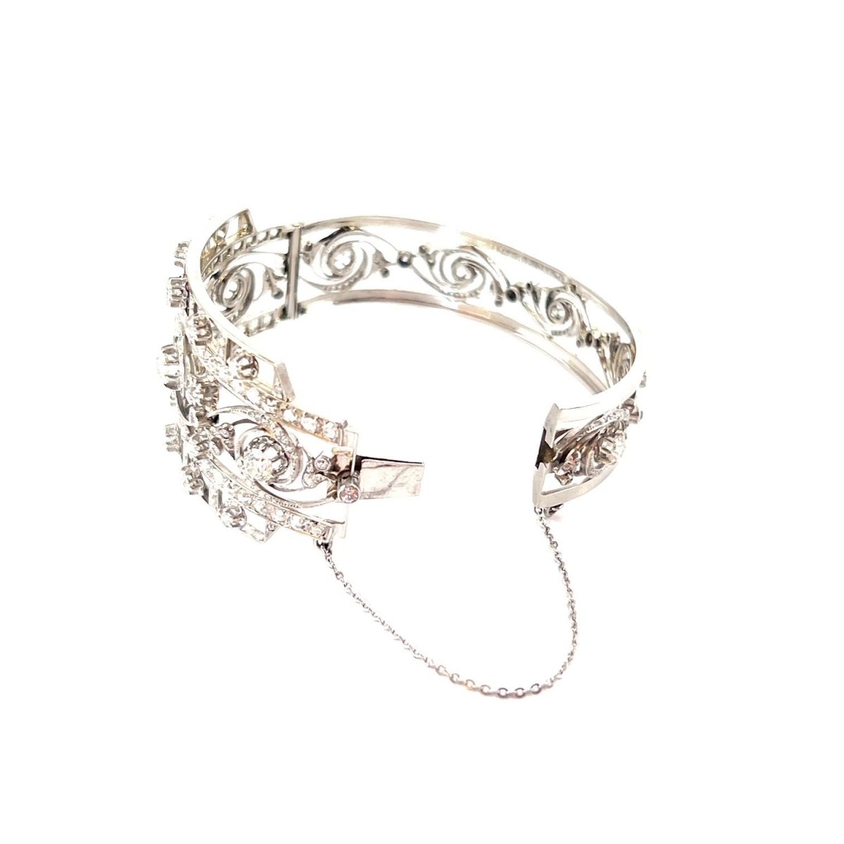 Bracelet Jonc en or et diamants - Castafiore