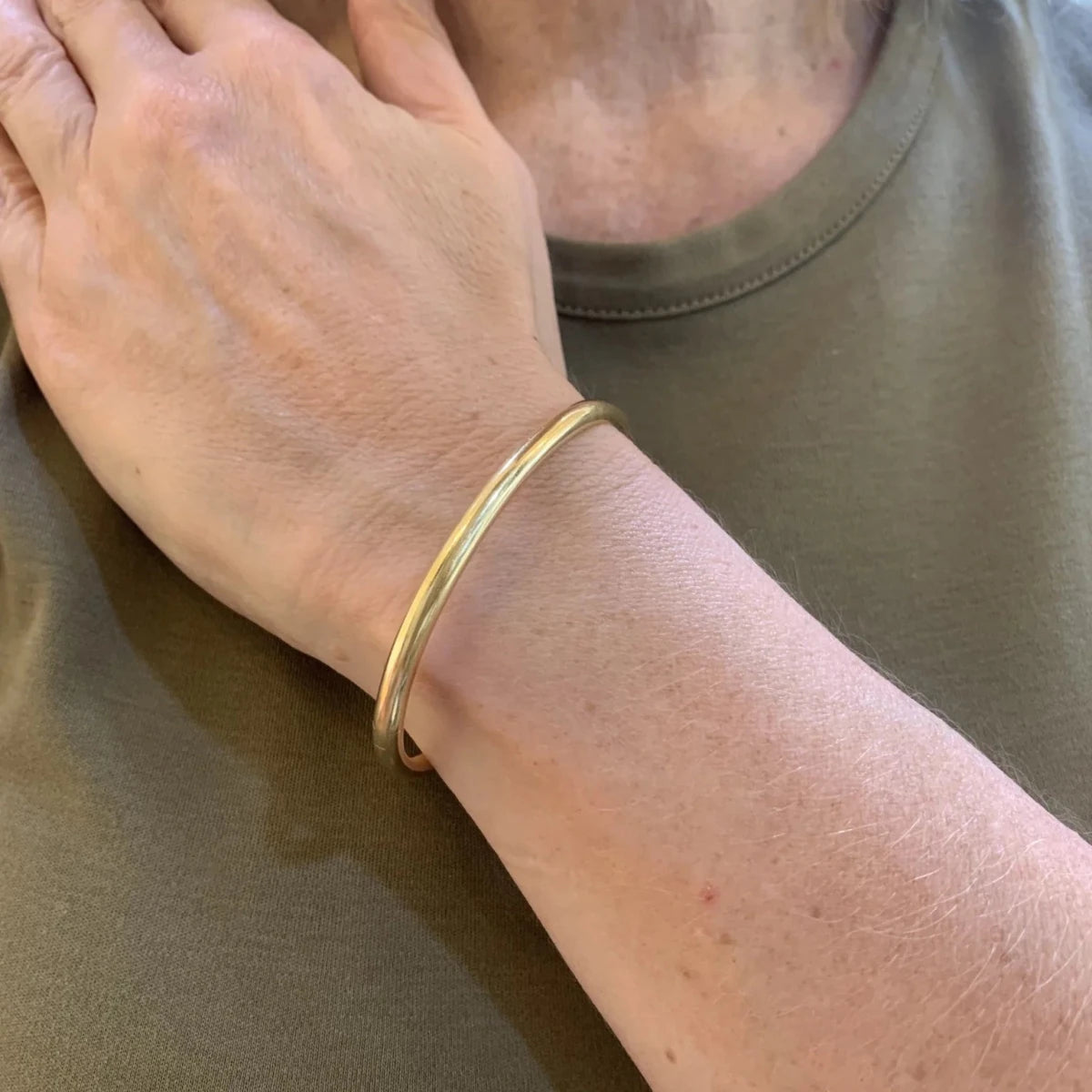 Bracelet Jonc en or jaune - Castafiore
