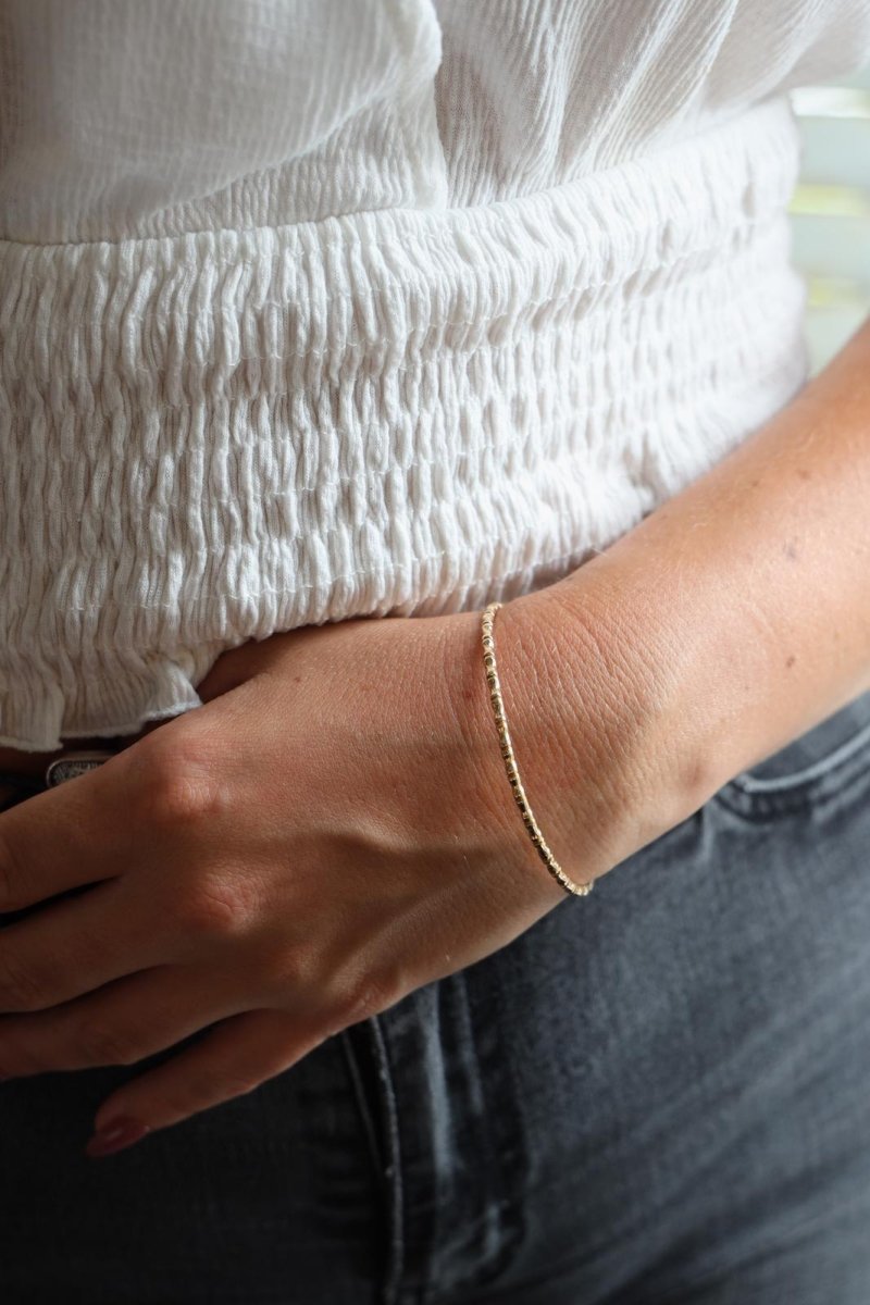 Bracelet Jonc en Or jaune - Castafiore