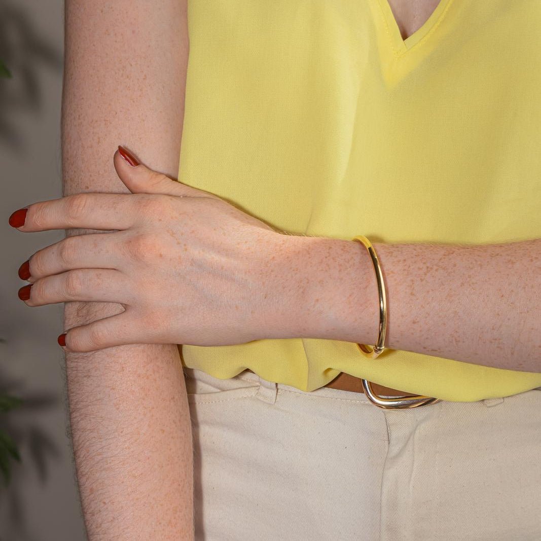 Bracelet Jonc en or jaune - Castafiore