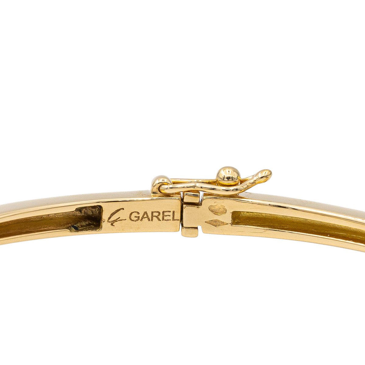 Bracelet Jonc en or jaune et diamant - Castafiore