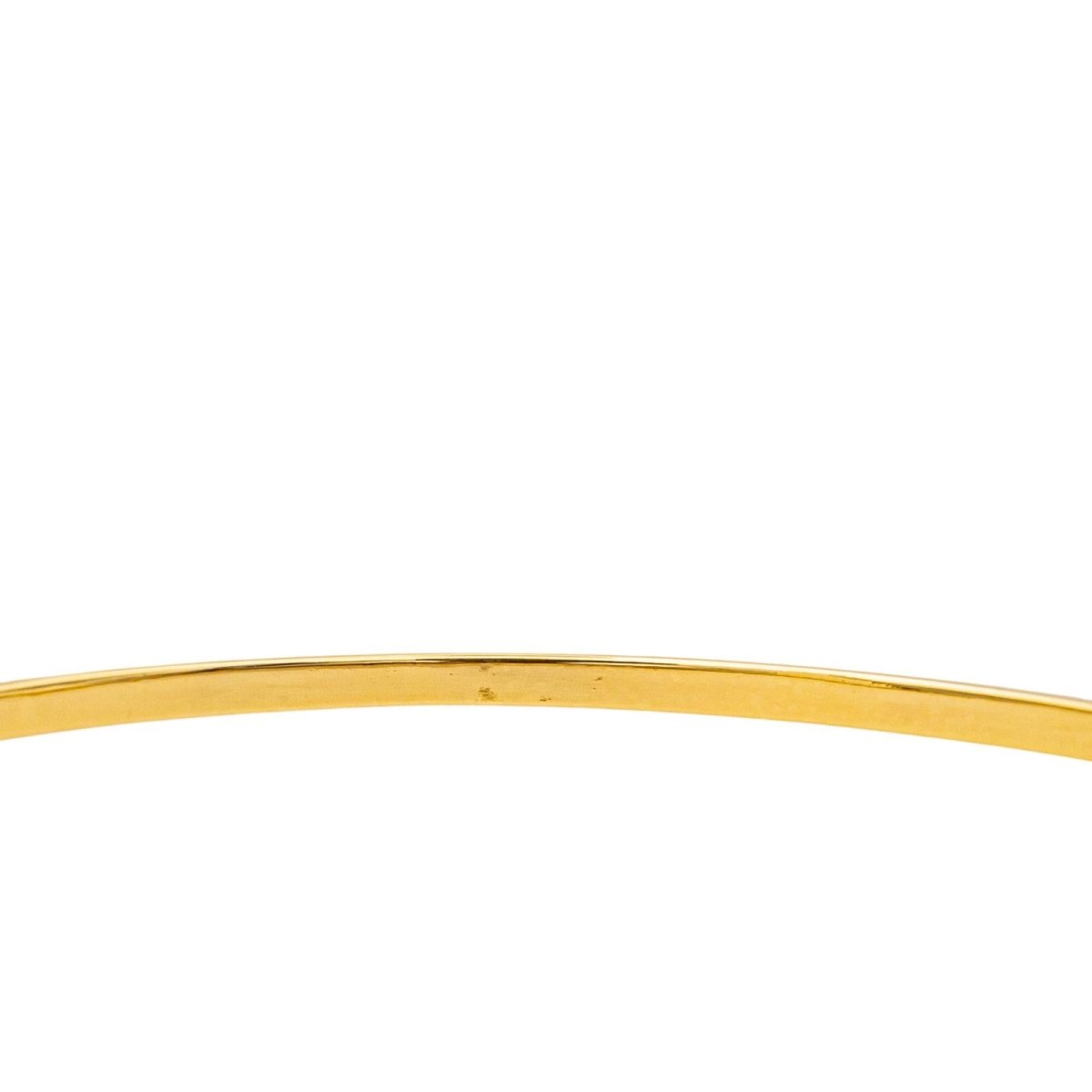 Bracelet Jonc en or jaune et diamant - Castafiore