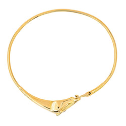 Bracelet Jonc en or jaune et diamant - Castafiore