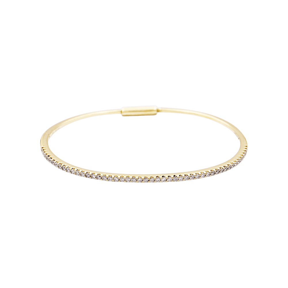 Bracelet rush yellow gold and diamonds.