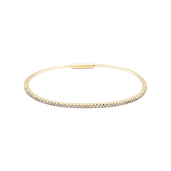 Bracelet rush yellow gold and diamonds.