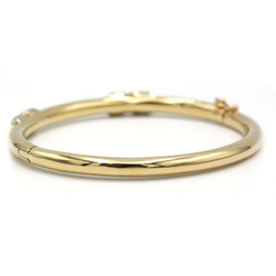 Bracelet Jonc en or jaune et diamants - Castafiore