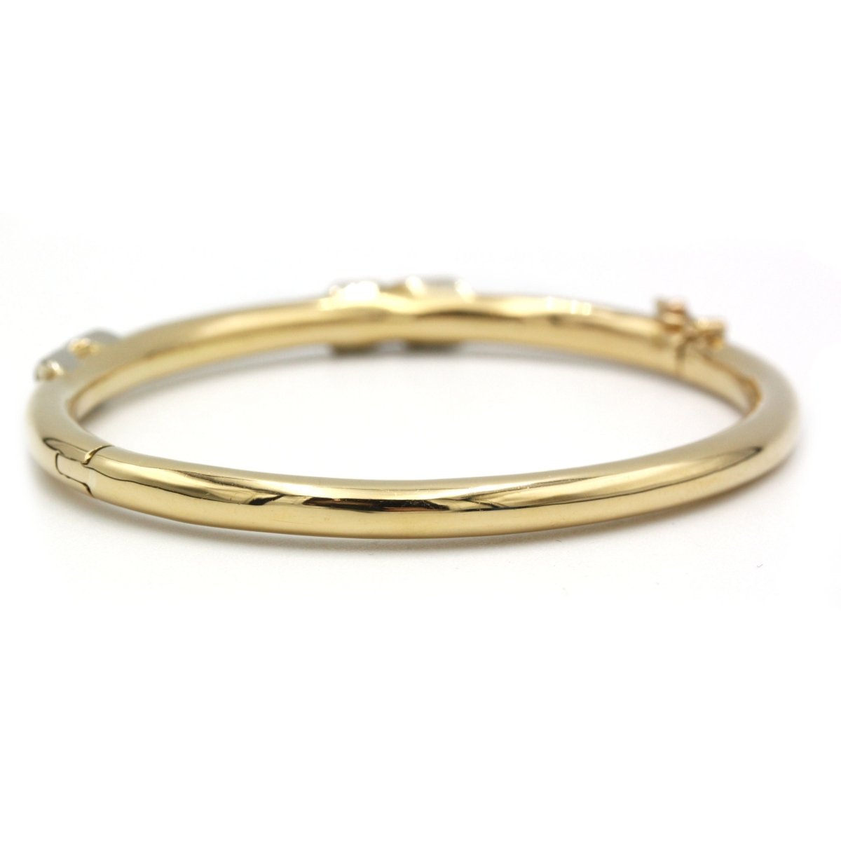 Bracelet Jonc en or jaune et diamants - Castafiore